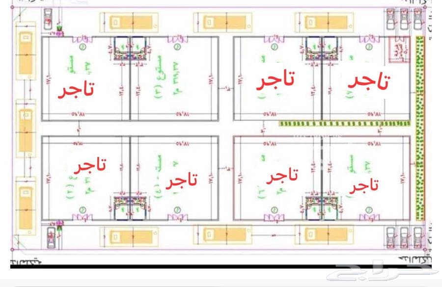 مستودع للإيجار في حي الغنامية - مساحة 530 متر - 2