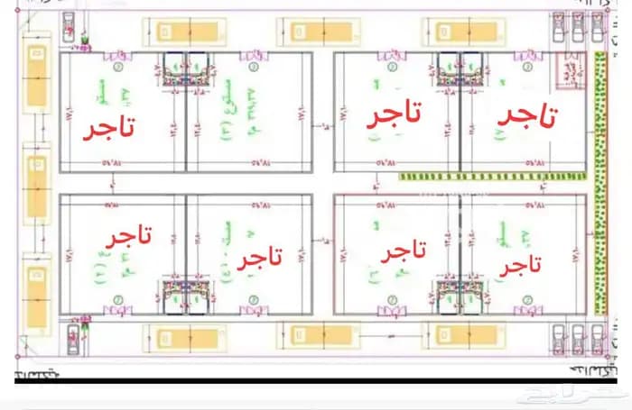 مستودع للإيجار في حي الغنامية - مساحة 530 متر - 1